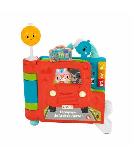 Fisher-Price - Mon grand livre d'activités évolutif, jouet d'éveil  électronique et centre d'activités  - Des 6 mois