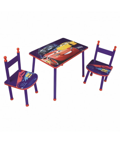 Fun House Disney Cars table+2 chaises pour enfant