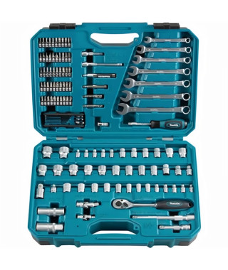 Jeu d'outils (120 pieces) en coffret MAKITA en chrome-vanadium - E-06616