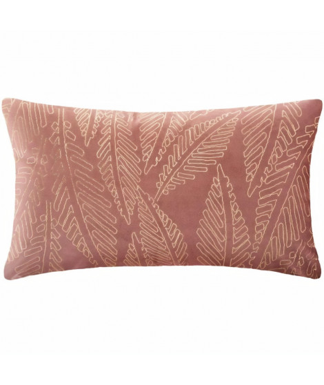 Coussin Velours Or Tropic Rose Blush - 30 x 50 cm