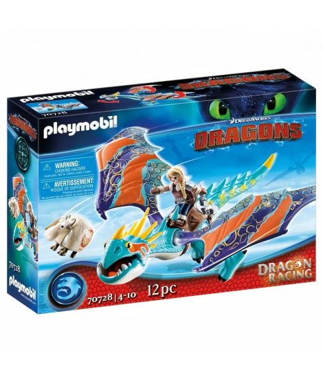 PLAYMOBIL - 70728 - Dragon Racing: Astrid et Tempete