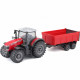 1/43 COLLECTION FERME - Tracteur Massey Fergusson + remorque a friction