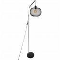 Lampadaire Arc Metal Emie - Noir - H 157 cm