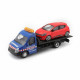 1/43 STREET FIRE - Camion dépanneuse : Version bleue Assistance avec Clio rouge
