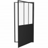 PORTE PIVOTANTE 100X200 STYLE INDUSTRIEL NOIR