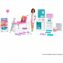 Barbie - Coffret Clinique de Barbie avec poupée Docteur brune et plus de 30 éléments et accessoires - Poupée Mannequin - Des …