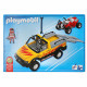 Playmobil Pick up & Quad de Course Rouge