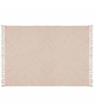 Tapis Tuft Inca - Ivoire - En coton - 120 x 170 cm