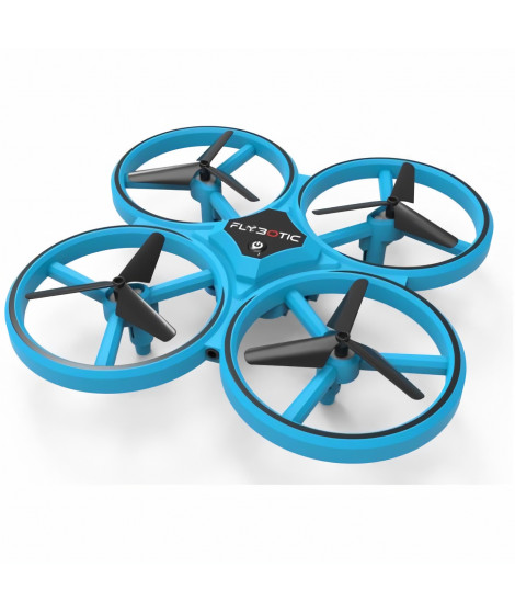FLASHING DRONE - Mini drone avec LED - FLYBOTIC - Télécommande classique + télécommande mouvement poignet - Looping 360