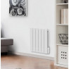 Radiateur électrique fixe a inertie fluide 1000W OCEANIC Agate - Blanc - Norme NF