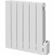 Radiateur électrique fixe a inertie fluide 1000W OCEANIC Agate - Blanc - Norme NF