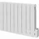 Radiateur électrique fixe a inertie fluide 1500W OCEANIC Agate - Blanc - Norme NF