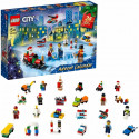 LEGO 60303 City Calendrier de l'Avent Jouet 2021, Mini-Jouets a Collectionner, Enfants des 5 Ans, avec Tapis et Minifigures