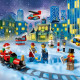 LEGO 60303 City Calendrier de l'Avent Jouet 2021, Mini-Jouets a Collectionner, Enfants des 5 Ans, avec Tapis et Minifigures