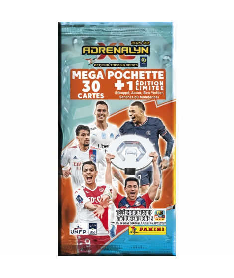 PANINI - Adrenalyn XL 2021-2022 Trading Cards Game - Fat Pack : 30 cartes + 1 carte Edition Limitée