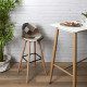 Lot de 2 Tabourets de bar - Simili - PATCHWORK