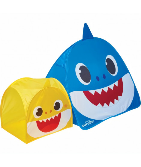NICKELODEON Baby Shark Tente de jeu pop-up 2 compartiments