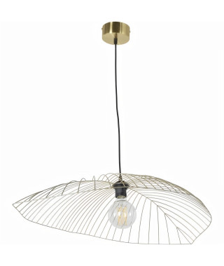 COREP - Suspension LEAF filaire métal Ø80cm - Forme feuille - Laiton