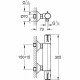 GROHE Mitigeur thermostatique de douche mural Grohtherm 800 (G800) 34562000