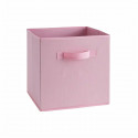 COMPO Tiroir de rangement - Tissu - 27 x 27 x 28 cm - Vieux  rose