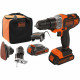 BLACK+DECKER MT218S2A-QW KIT MULTIEVO 18V 3 EN 1 VISSEUSE + PONCEUSE + SCIE SAUTEUSE 2 BATTERIES