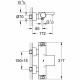 GROHE Mitigeur thermostatique Bain / Douche 1 / 2 Grohtherm 2000 34174001