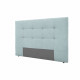 Tete de lit 185 x 120 cm - Tissu Bleu-Vert Céladon - Pour couchage 140 / 160 ou 180 - HERA