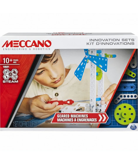 MECCANO Kit d'inventions   Set 3 Engrenages