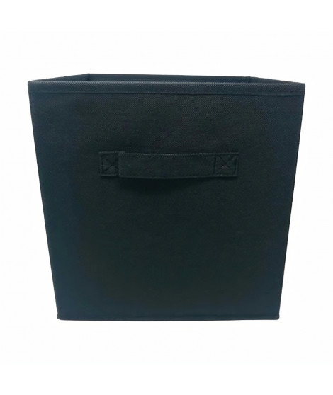 MODULOSTORAGE Tiroir de rangement - Tissu - 27x27x28 cm - Noir