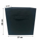 MODULOSTORAGE Tiroir de rangement - Tissu - 27x27x28 cm - Noir