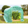 Serre de Jardin tunnel - 9 m² - Toile en polyéthylene 140g & tube acier diam 18mm