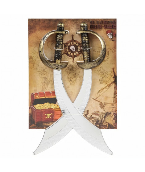 AMSCAN - Set d'accessoires Pirate - sabres