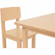 POLINI KIDS SET ENSEMBLE 1 TABLE + 1 CHAISE NATUREL