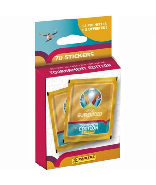 UEFA EURO 2020 Stickers 2021 Tournament Edition - Eco-Blister de 14 pochettes