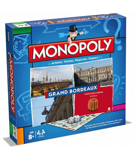 MONOPOLY Bordeaux - Jeu de societé - Version française