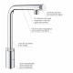 GROHE Mitigeur évier Minta SmartControl 31613000