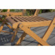 Lot de 2 chaises de jardin pliantes en Acacia FSC - 47 x 57,5 x H.89,5 cm