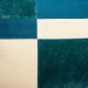 Coussin Patch en velours coton - 30 x 50 cm - Vert cedre
