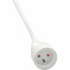 BRENNENSTUHL Rallonge électrique 3m avec fiche plate (câble H05VV-F 3G1,5, IP20), Blanc
