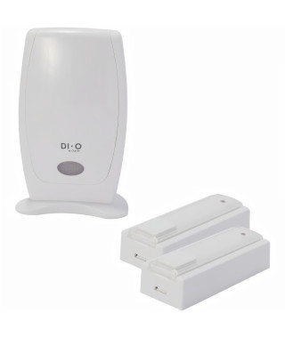 DiO Kit 2 carillons sur batterie avec 1 bouton-poussoir