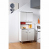 READY Buffet de cuisine Blanc mat - L 80 cm