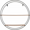 Etagere bois métal rond - M4 - 40 x 10 x 40 cm - M4 - CMP