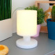 Lampe de table sans fil LED blanc chaud LILY W21 H21cm