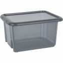 Boîte de rangement Funny Box 30 L - Gris acidulé - 44 x 36 x 25 cm - EDA PLASTIQUE