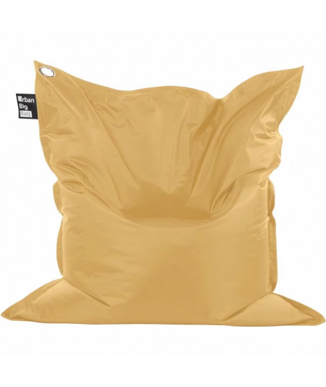 Pouf géant imperméable JAVA - 110 x 130 cm - Ocre