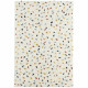 Tapis de salon poils longs pois multicolore - 100% polypropylene - 120 x 160 cm - Intérieur - NAZAR