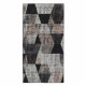 Tapis Petit - Motif géométrique - Gris - 100% polyester - 70 x 180 cm - Intérieur - NAZAR