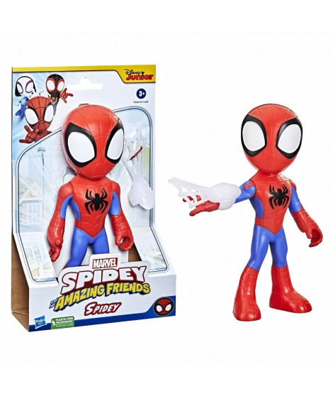 Marvel Spidey and His Amazing Friends - Figurine de super-héros Spidey format géant pour enfants a partir de 3 ans