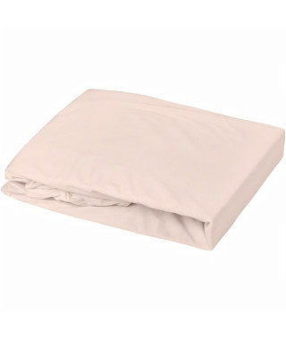 Domiva Drap housse - 60 x 120 cm - Jersey - Nude