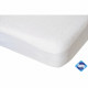 Domiva Drap housse + Alese - 70 x 140 cm - 100% coton - Blanc/Poudre